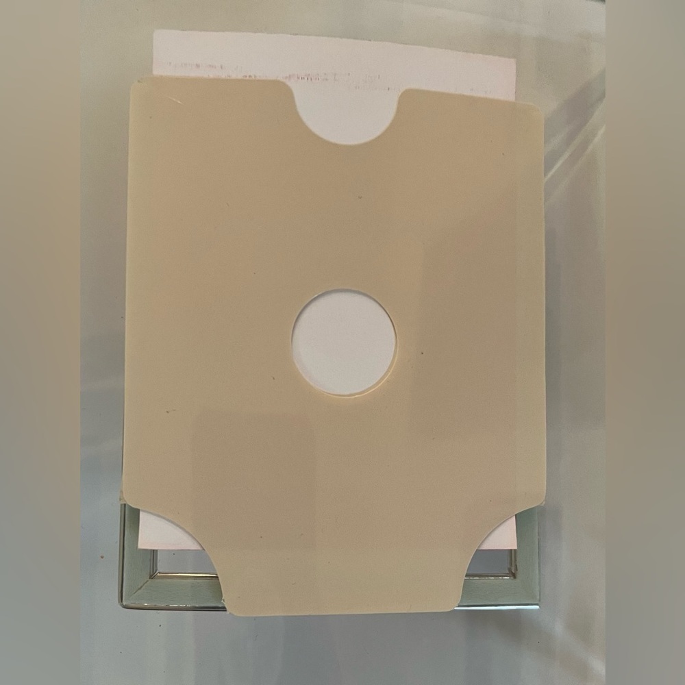 International silver company glass frame with clock - Picture 9 of 10